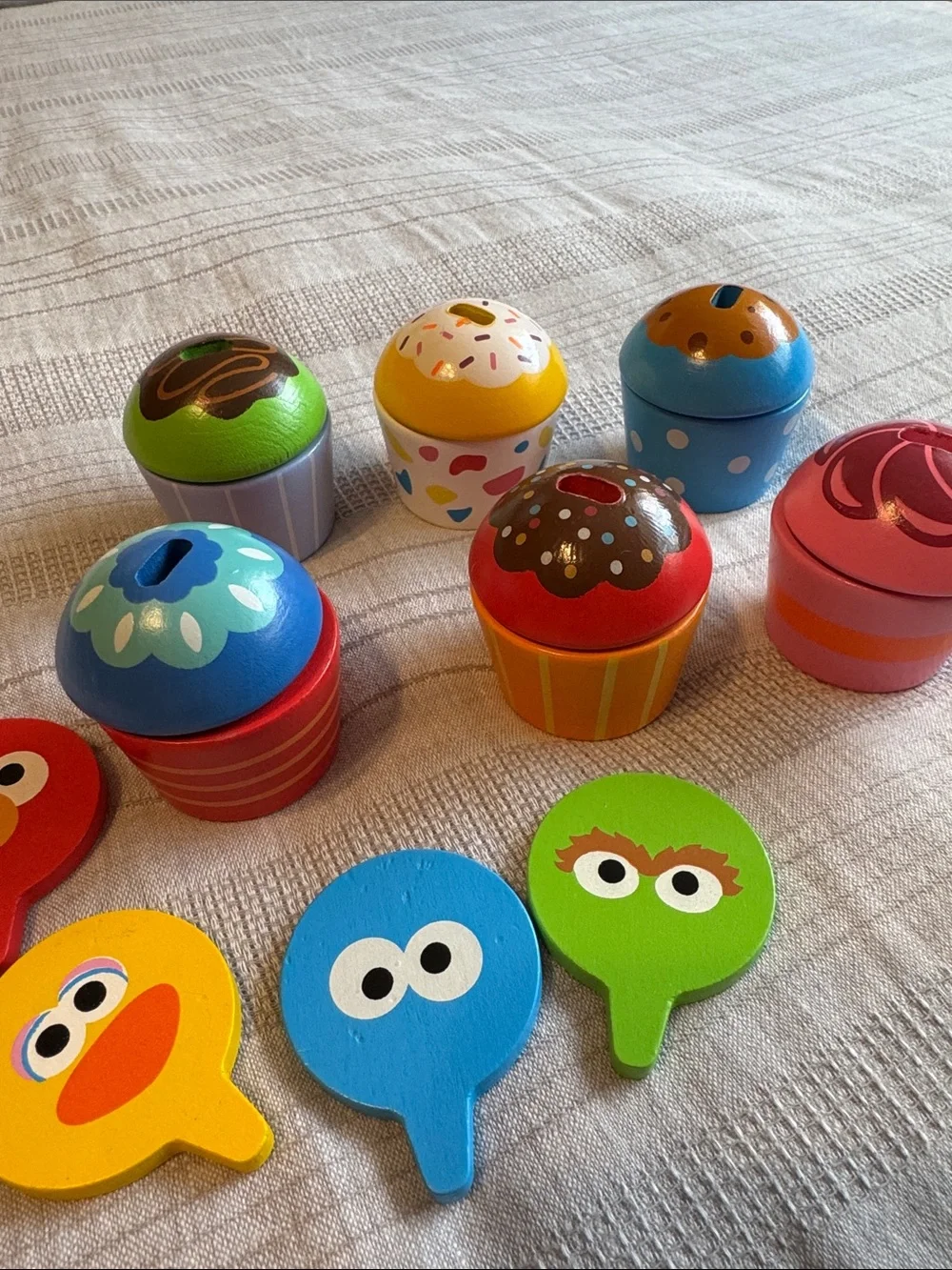 Sesame Street puzzle cupcakes